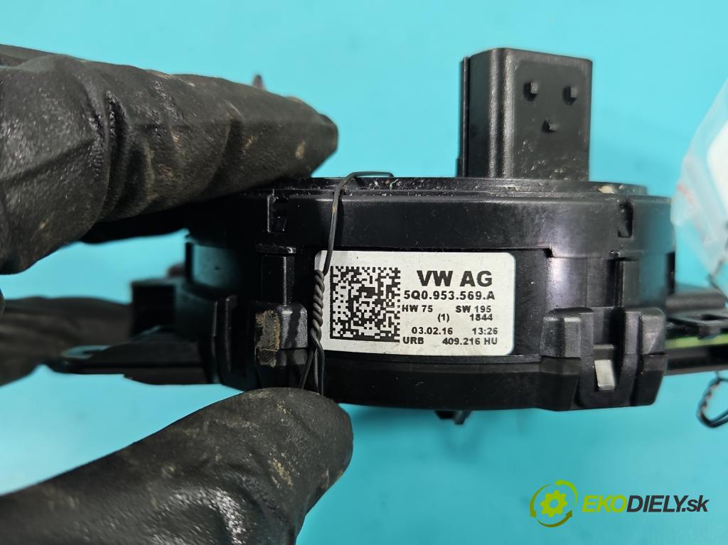 Skoda Octavia III 2013- 1.6 tdi 110 hp manual 81 kW 1598 cm3 5- Páska: airbag 5Q0953569A (Airbag)