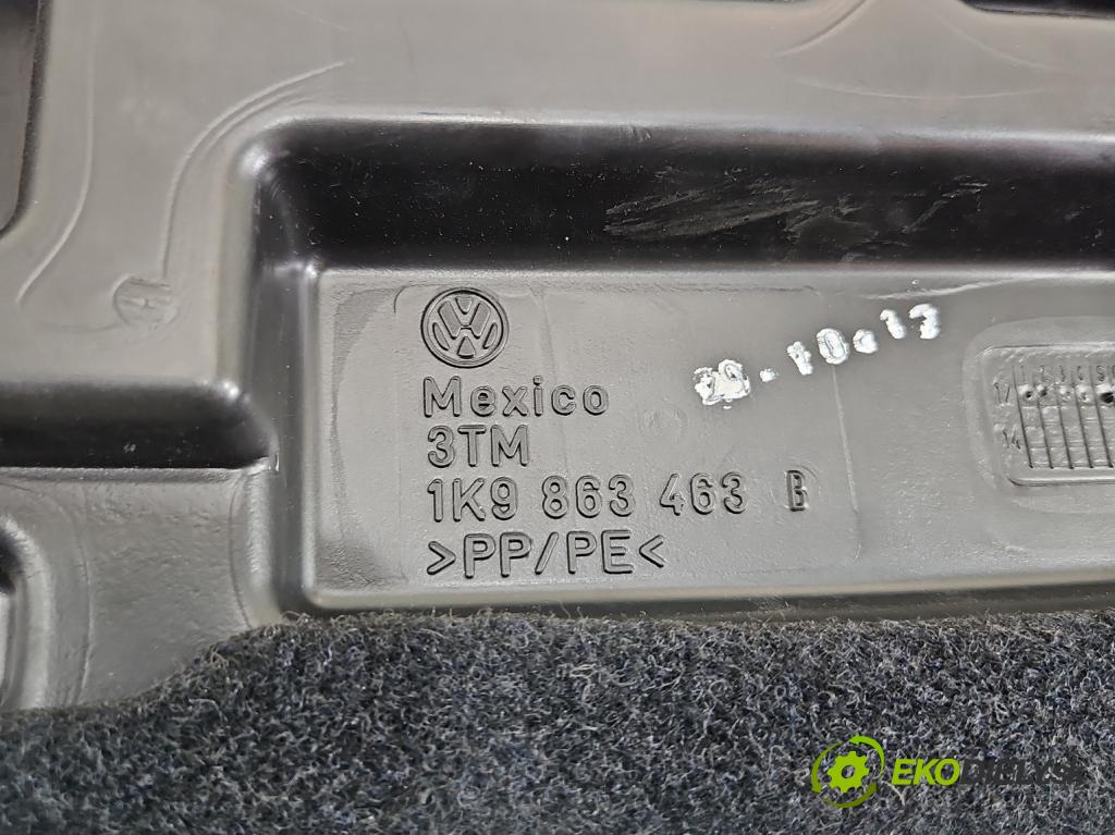Vw Golf VI 2008-2013 1.6 TDI 90 HP manual 66 kW 1598 cm3 5- koberec do auta kufra: 1K9863463B