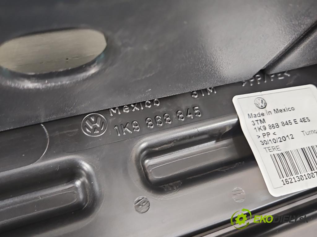 Vw Golf VI 2008-2013 1.6 TDI 90 HP manual 66 kW 1598 cm3 5- koberec do auta kufra: 1K9863463B