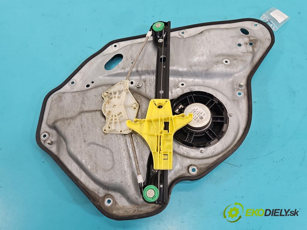 Vw Golf VI 2008-2013 1.6 TDI 90 HP manual 66 kW 1598 cm3 5- mechanizmus okna zadné ľavý 3C0959703B