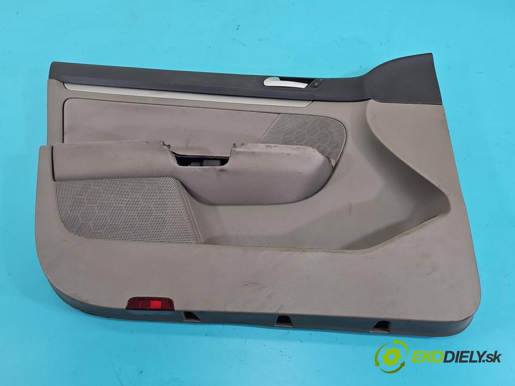 Vw Golf VI 2008-2013 1.6 TDI 90 HP manual 66 kW 1598 cm3 5- Čalounictví: dvere predné ľavé 1K4867011J
