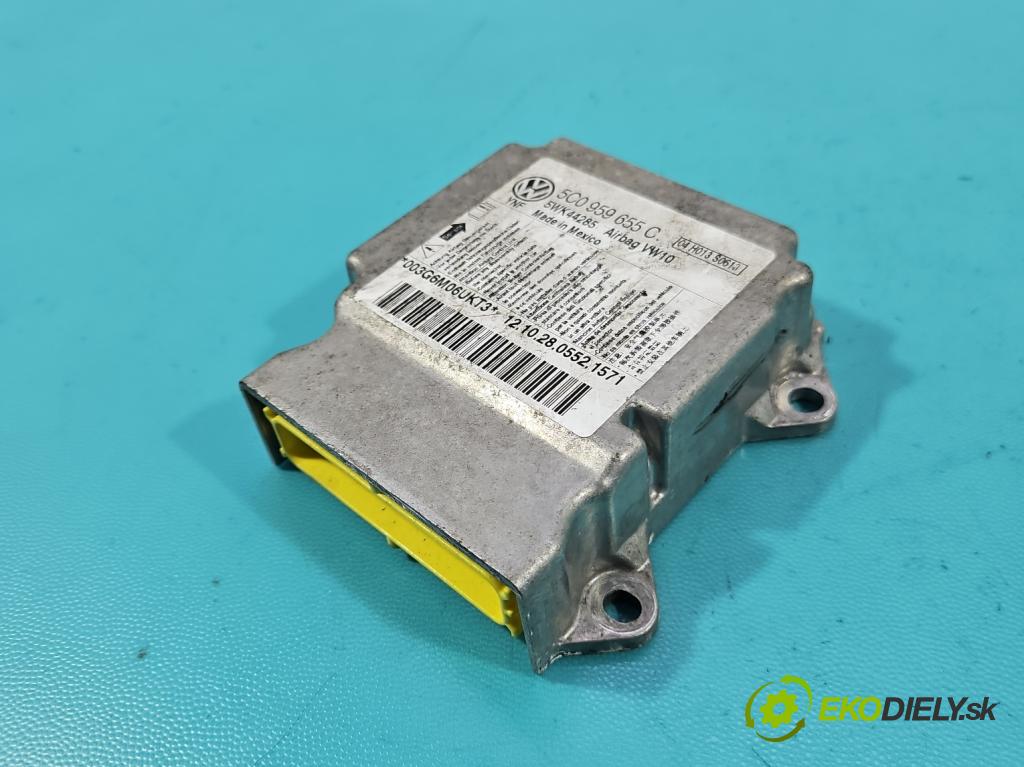 Vw Golf VI 2008-2013 1.6 TDI 90 HP manual 66 kW 1598 cm3 5- riadiaca jednotka vankúše: 5C0959655C