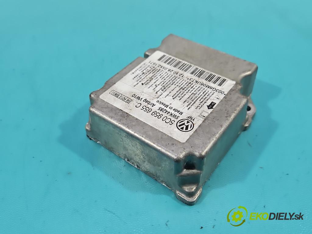 Vw Golf VI 2008-2013 1.6 TDI 90 HP manual 66 kW 1598 cm3 5- riadiaca jednotka vankúše: 5C0959655C