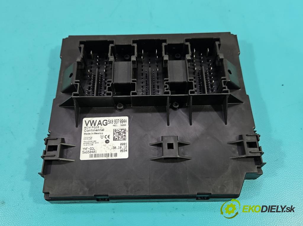 Vw Golf VI 2008-2013 1.6 TDI 90 HP manual 66 kW 1598 cm3 5- riadiaca jednotka komfortu 5K0937084H