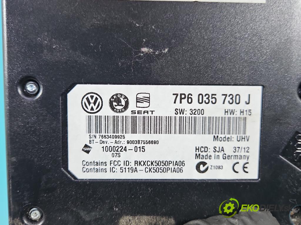 Vw Golf VI 2008-2013 1.6 TDI 90 HP manual 66 kW 1598 cm3 5- riadiaca jednotka ostatné 7P6035730J