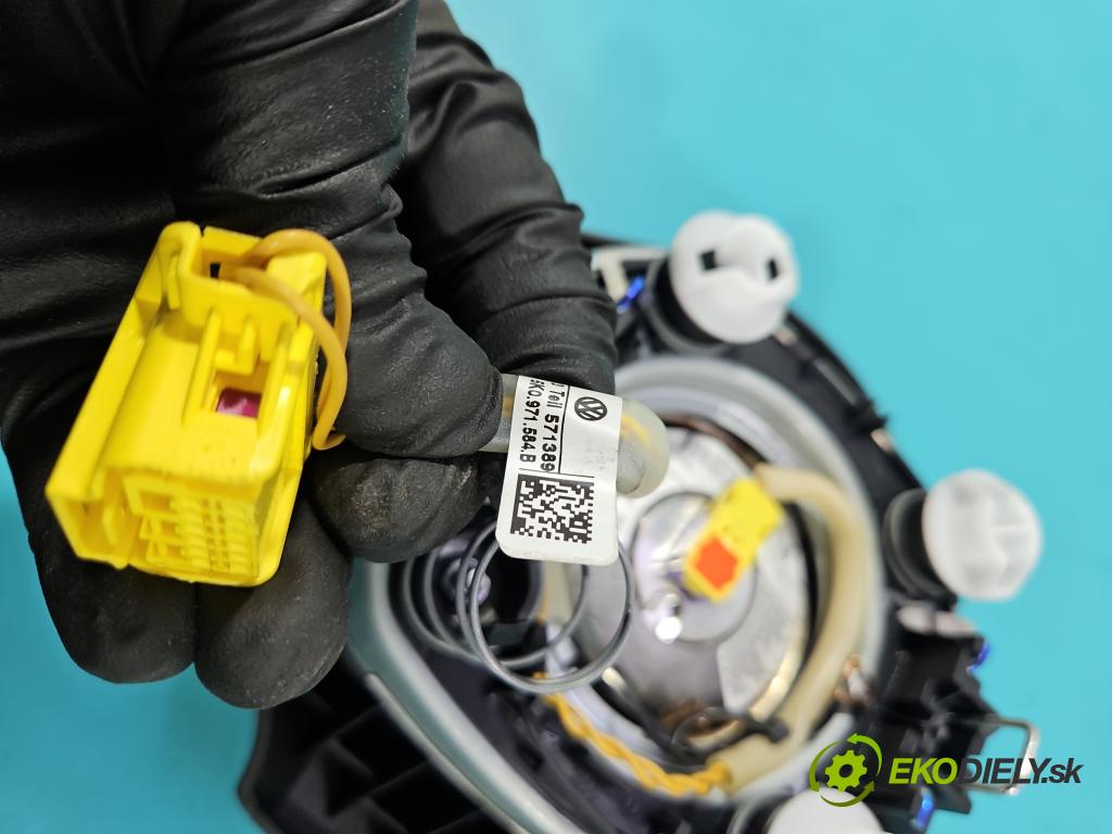 Vw Golf VI 2008-2013 1.6 TDI 90 hp manual 66 kW 1598 cm3 5- Polštář: vzduch: Řidič: 1KM880201D (Airbag)