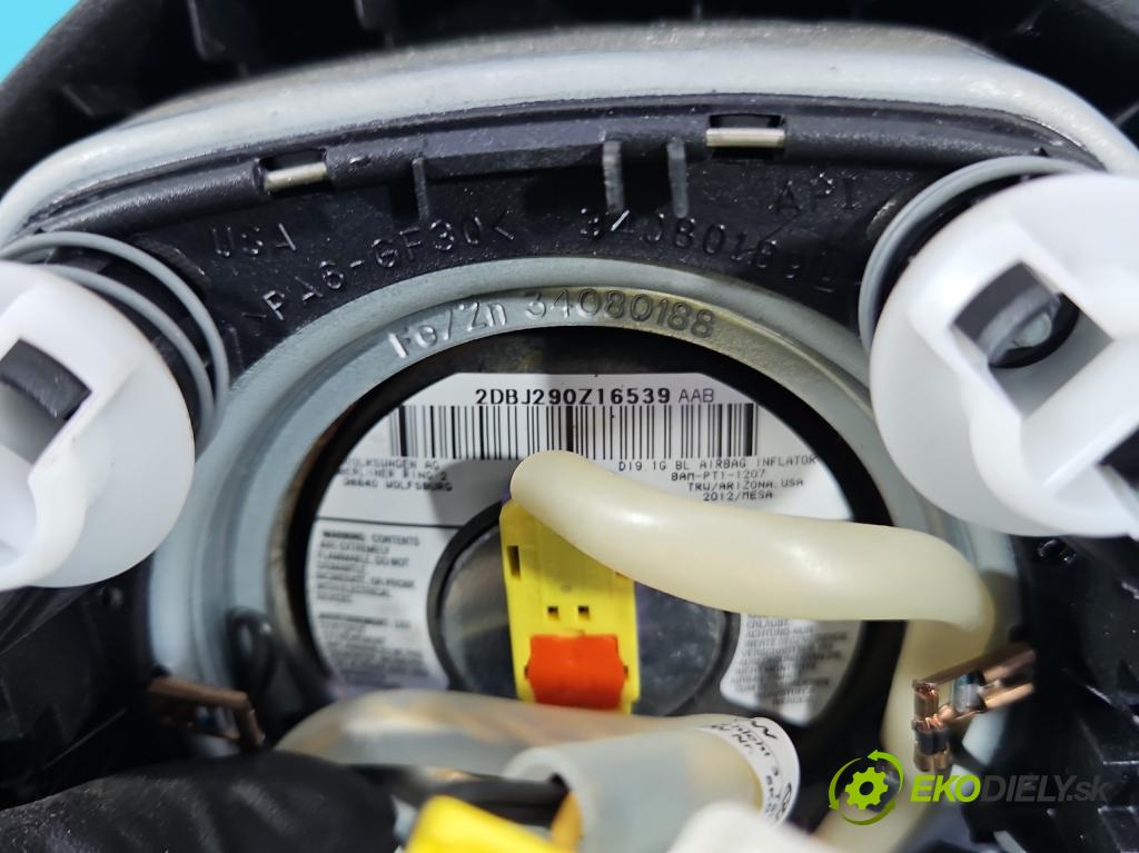 Vw Golf VI 2008-2013 1.6 TDI 90 hp manual 66 kW 1598 cm3 5- Polštář: vzduch: Řidič: 1KM880201D (Airbag)