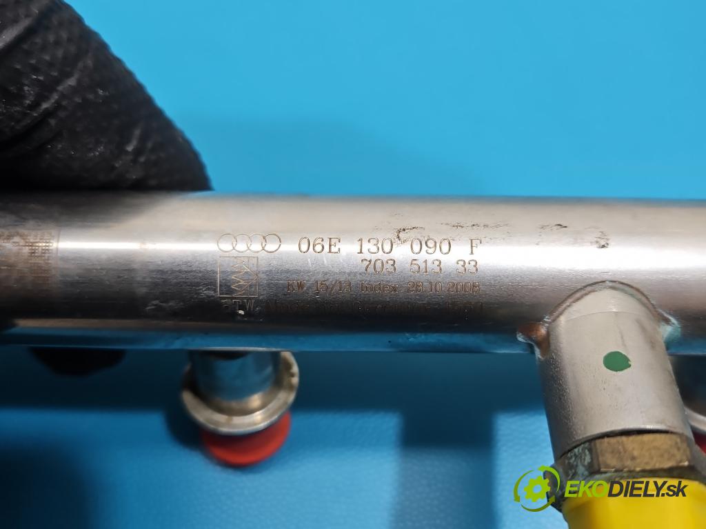 Audi Q5 2008-2016 3.0 tfsi: 272 HP automatic 200 kW 2995 cm3 5- lišta vstrekovacia 06E130090F (Vstrekovacia lišta)