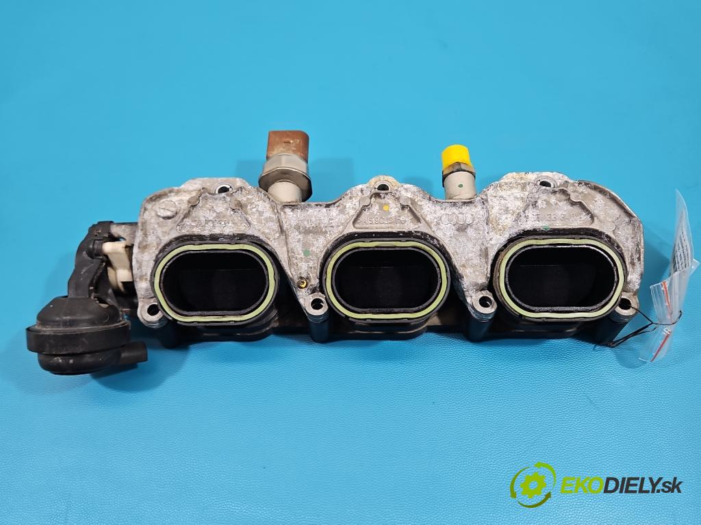 Audi Q5 2008-2016 3.0 tfsi: 272 HP automatic 200 kW 2995 cm3 5- lišta vstrekovacia 06E133109AL (Vstrekovacia lišta)