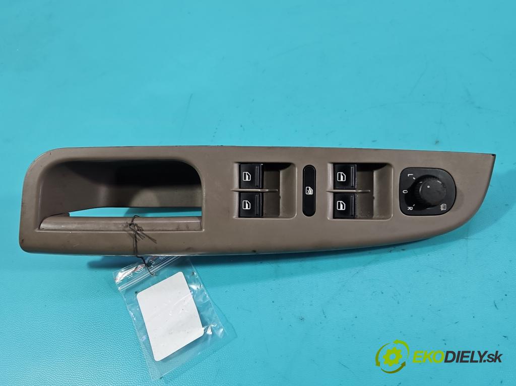 Vw Golf VI 2008-2013 1.6 TDI 90 HP manual 66 kW 1598 cm3 5- prepínač okien spätných zrkadiel 1K4959857B