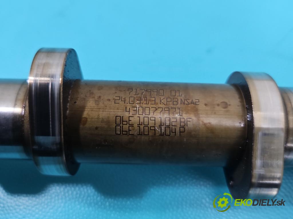 Audi Q5 2008-2016 3.0 tfsi: 272 HP automatic 200 kW 2995 cm3 5- Valček: načasovanie 06E109102BF (Vačkový hriadeľ)