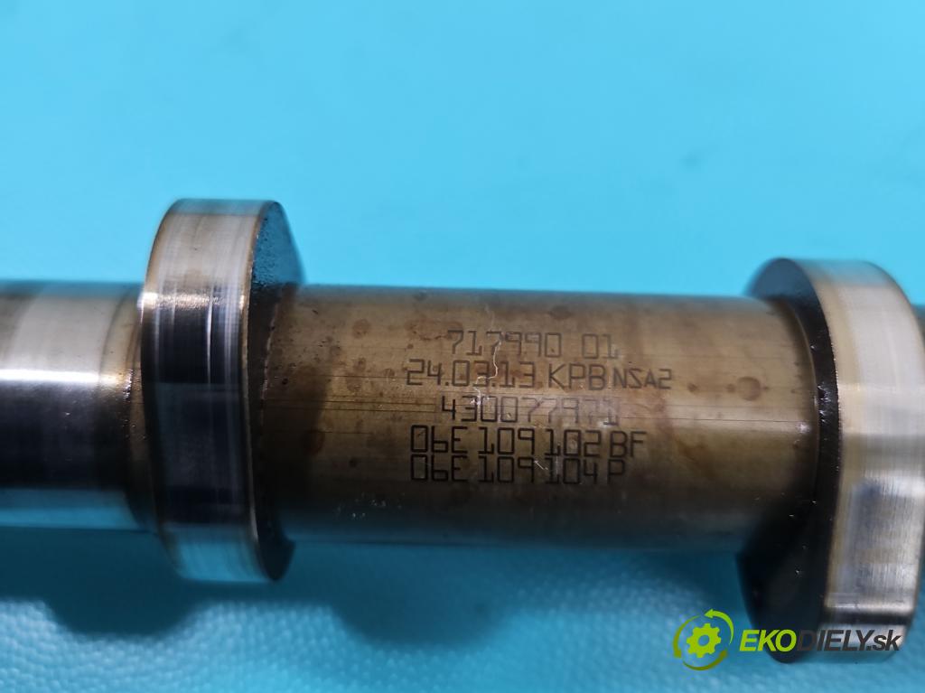 Audi Q5 2008-2016 3.0 tfsi: 272 HP automatic 200 kW 2995 cm3 5- Valček: načasovanie 06E109102BF (Vačkový hriadeľ)