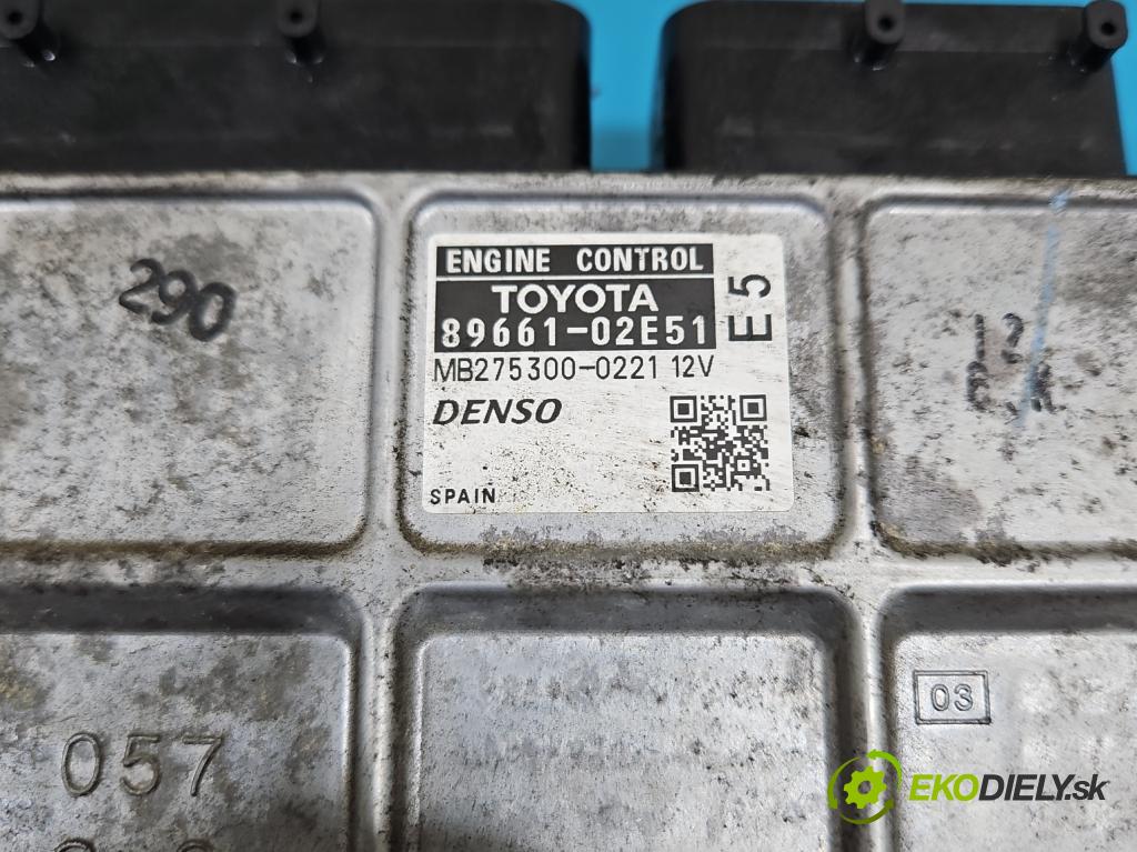Toyota Auris I 2006-2013 1.6 VVTI 124hp manual 91 kW 1598 cm3 5- riadiaca jednotka motora 89661-02E51