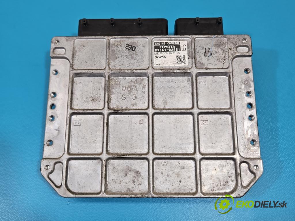 Toyota Auris I 2006-2013 1.6 VVTI 124hp manual 91 kW 1598 cm3 5- riadiaca jednotka motora 89661-02E51