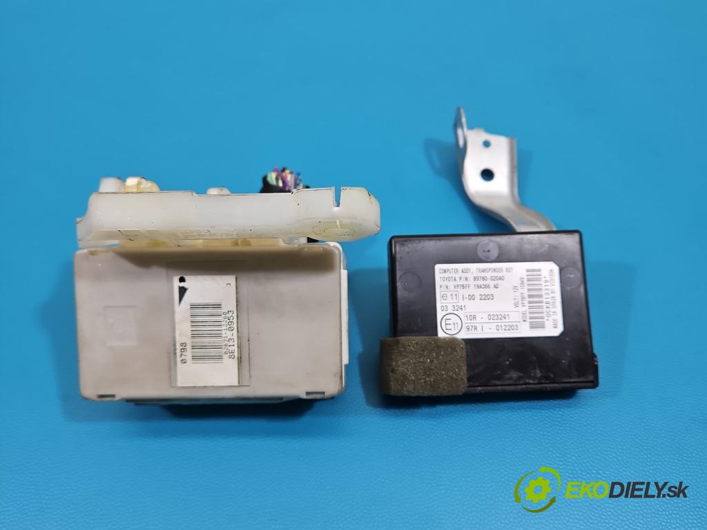 Toyota Auris I 2006-2013 1.6 VVTI 124hp manual 91 kW 1598 cm3 5- riadiaca jednotka motora 89661-02E51
