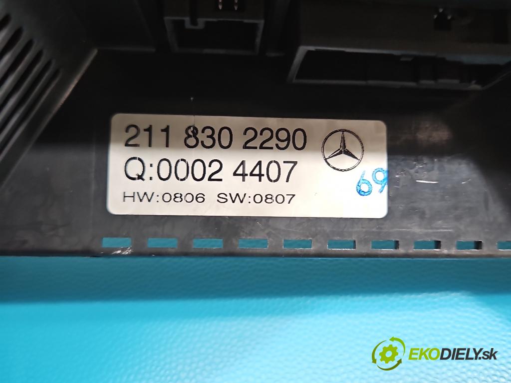 Mercedes E W211 2002-2009 2.2 cdi 136 HP automatic 100 kW 2148 cm3 5- panel kúrenia 2118302290