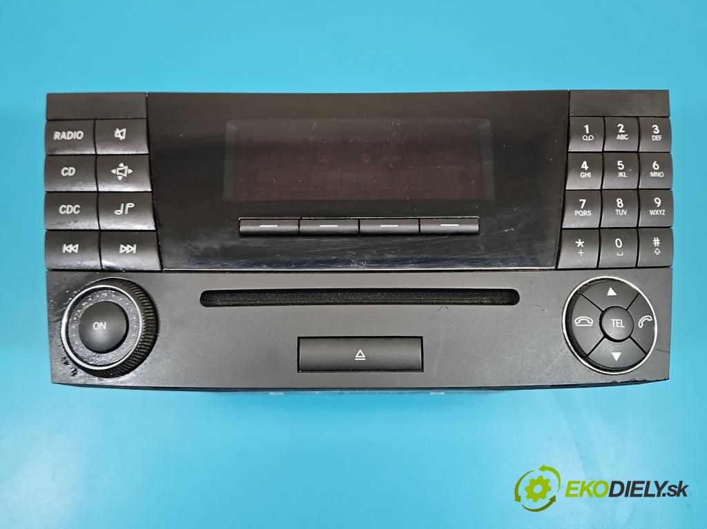 Mercedes E W211 2002-2009 2.2 cdi 136 HP automatic 100 kW 2148 cm3 5- Radio originál A2118702889