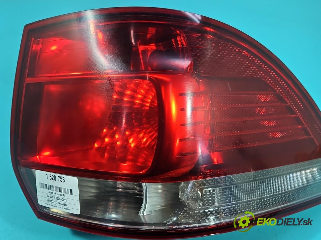 Vw Golf VI 2008-2013 1.6 TDI 90 HP manual 66 kW 1598 cm3 5- svetlo / reflektor zadné pravé 1K9945096G (Kľučka dverí ostatné)