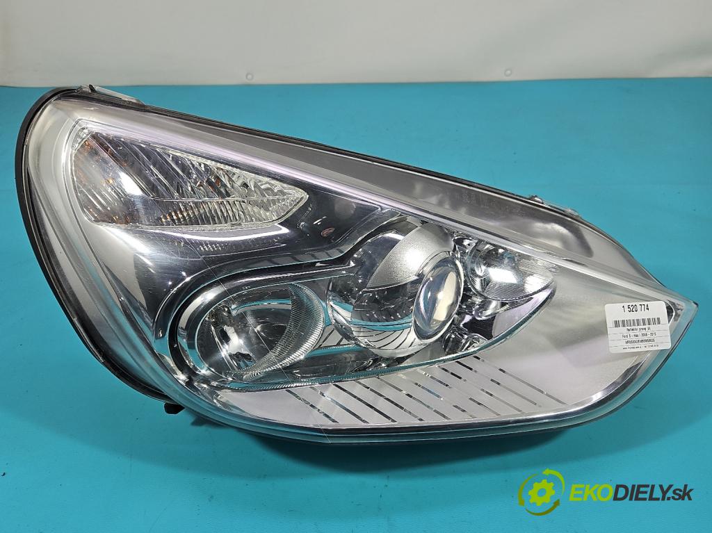 Ford S-max I 2006-2015 2.0 TDCI 140 HP manual 103 kW 1997 cm3 5- Reflektor: pravý 6M21-13D154-AE (Svetlo predné pravé)