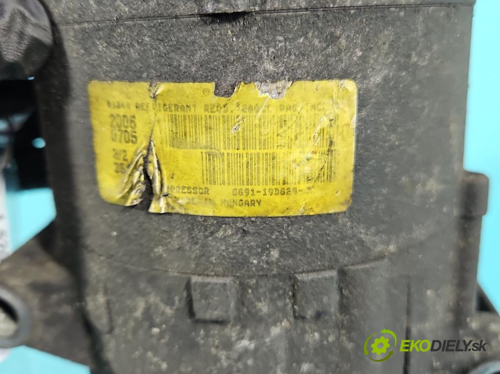 Ford S-max I 2006-2015 2.0 TDCI 140 HP manual 103 kW 1997 cm3 5- Kompresor: klimatizácie 6G91-19D629-JC (Kompresor klimatizácie)