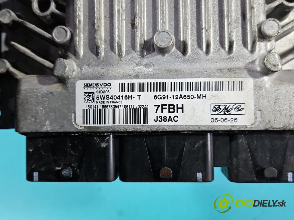 Ford S-max I 2006-2015 2.0 TDCI 140 HP manual 103 kW 1997 cm3 5- riadiaca jednotka motora 5WS40416H-T