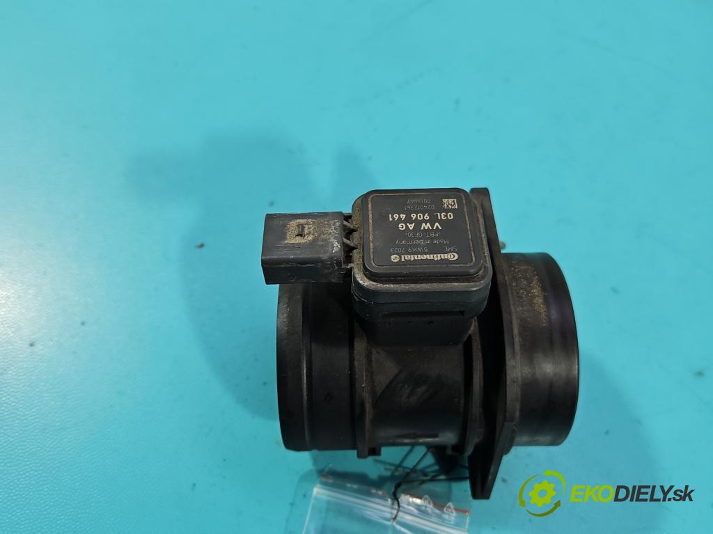 Vw Golf VI 2008-2013 1.6 TDI 90 HP manual 66 kW 1598 cm3 5- průtokoměr: 03L906461 (Váha vzduchu)