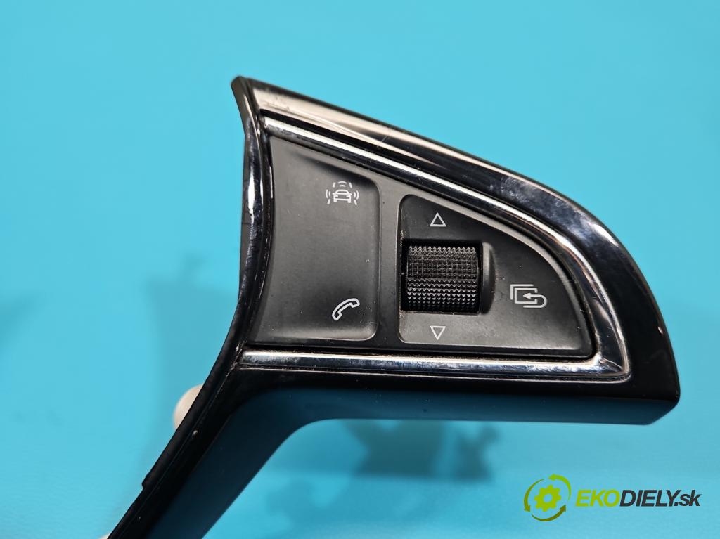 Skoda Fabia III 2014- 2021 1.2 TSI 110 HP manual 81 kW 1197 cm3 5- prepínač multifunkční: řízení: 3V0919719A (Prepínacie páčky pod volantom)