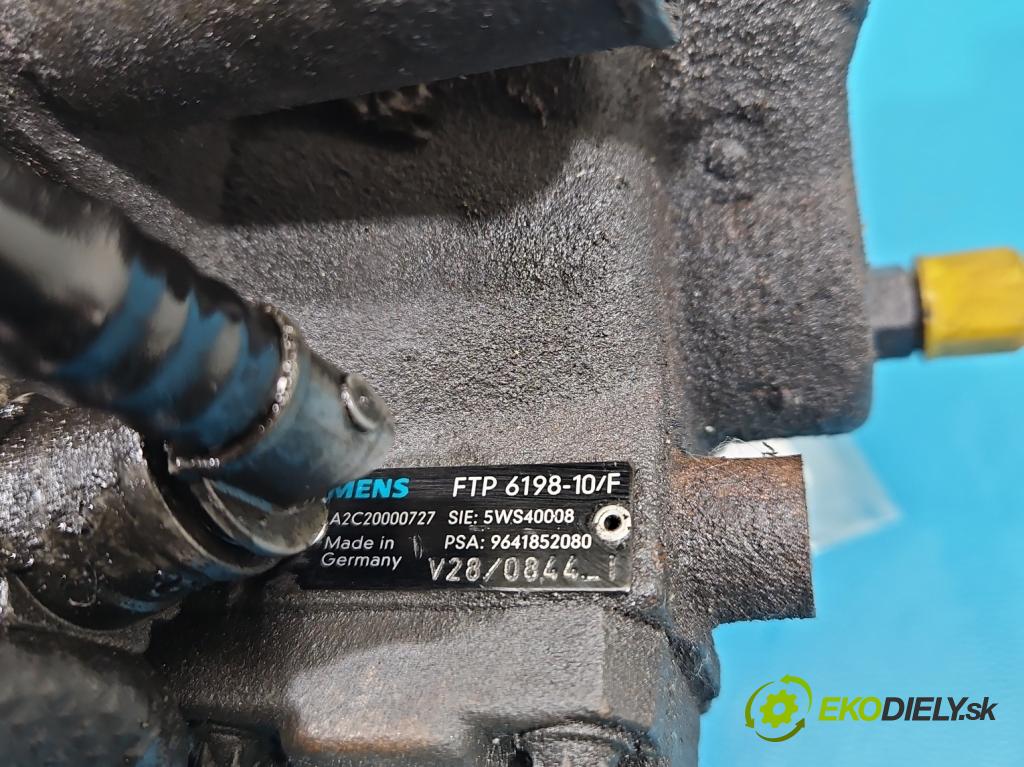 Citroen C3 I 2002-2009 1.4 HDI 68 HP manual 50 kW 1398 cm3 5- čerpadlo vstrekovacia 9641852080 (Vstrekovacie čerpadlo)