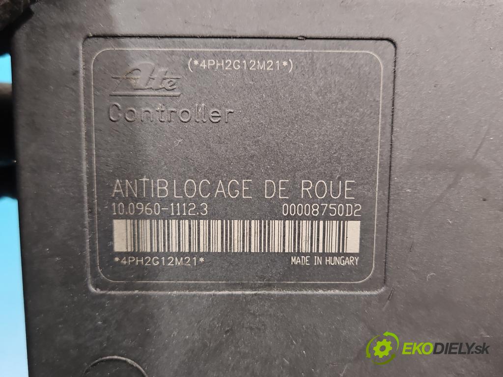 Citroen C3 I 2002-2009 1.4 HDI 68 HP manual 50 kW 1398 cm3 5- čerpadlo abs 9639493780 (Pumpa ABS)