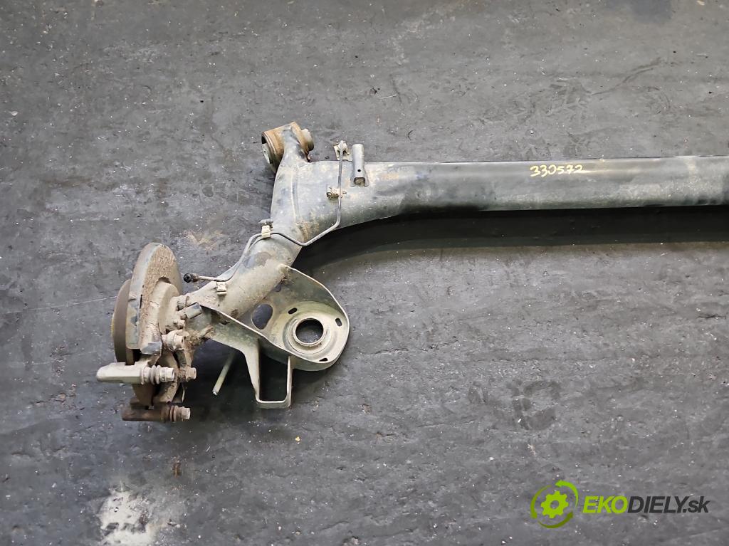 Skoda Fabia III 2014- 2021 1.2 TSI 110 hp manual 81 kW 1197 cm3 5- zadní výztuha  (Zadní výztuha)