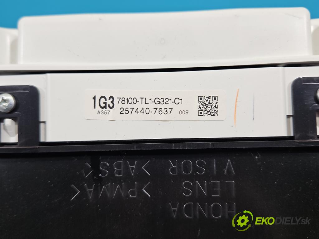 Honda Accord VIII 2008-2015 2.0 156 HP manual 115 kW 1997 cm3 4- prístrojovka/ budíky 257440-7637 (Prístrojová doska)