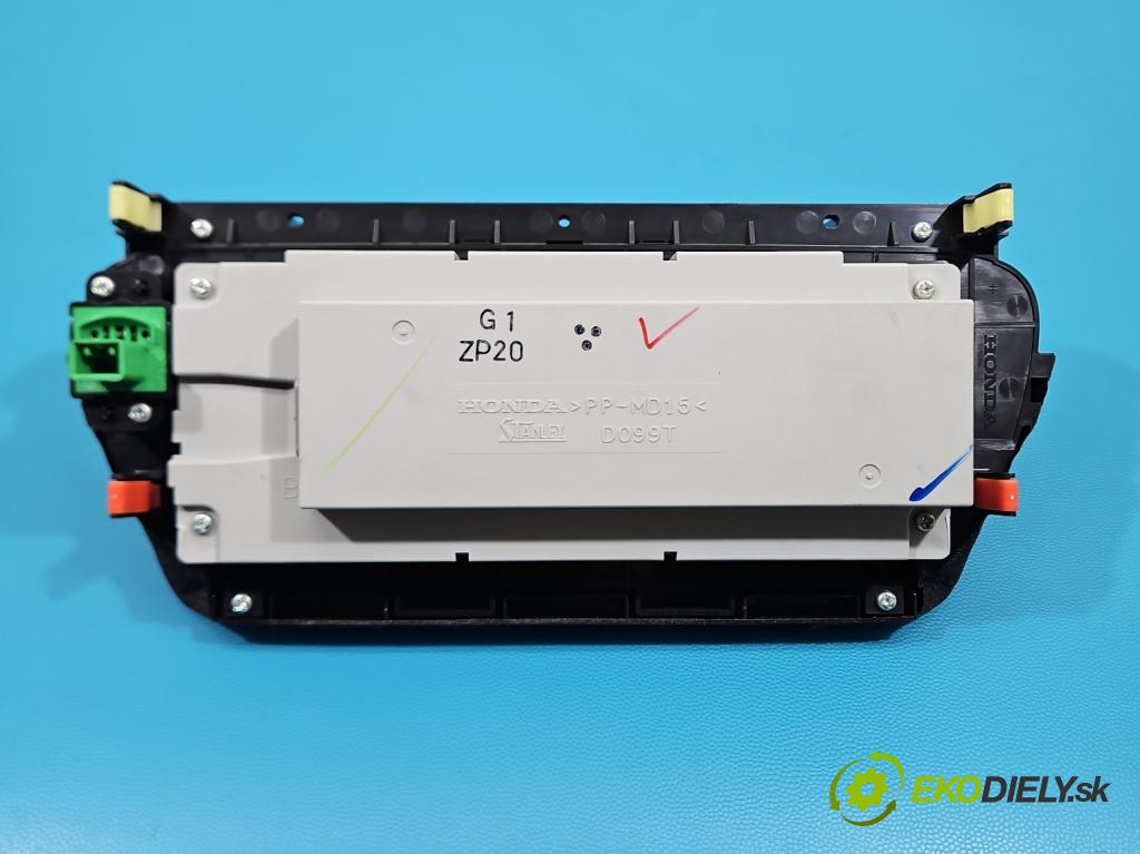 Honda Accord VIII 2008-2015 2.0 156 HP manual 115 kW 1997 cm3 4- Zobrazit: D099T (Prístrojová doska)