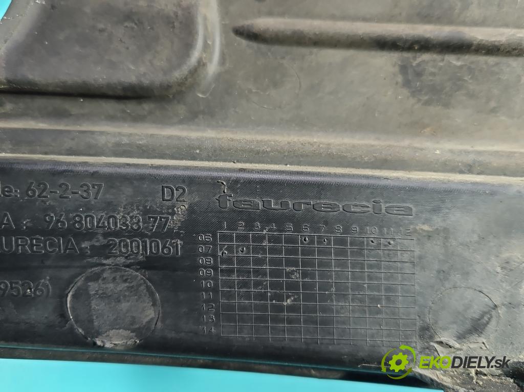 Citroen C4 Picasso I 2006-2013 1.8 16V 125 HP manual 92 kW 1749 cm3 5- blenda mriežka: nárazník pravé 9680403877