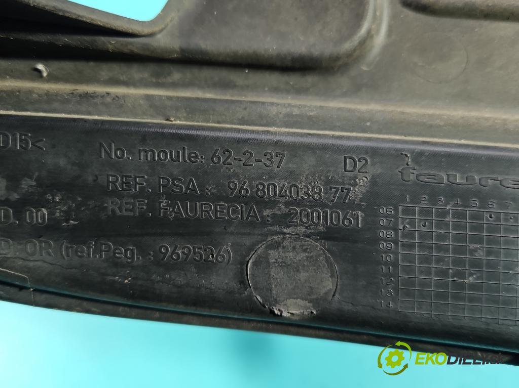 Citroen C4 Picasso I 2006-2013 1.8 16V 125 HP manual 92 kW 1749 cm3 5- blenda mriežka: nárazník pravé 9680403877