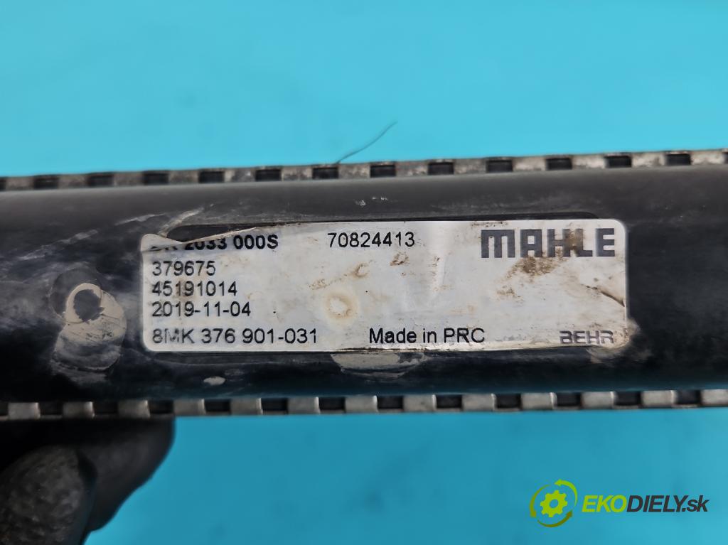 Citroen C4 Picasso I 2006-2013 1.8 16V 125 HP manual 92 kW 1749 cm3 5- chladič voda: 8MK376901 (Chladič vody)