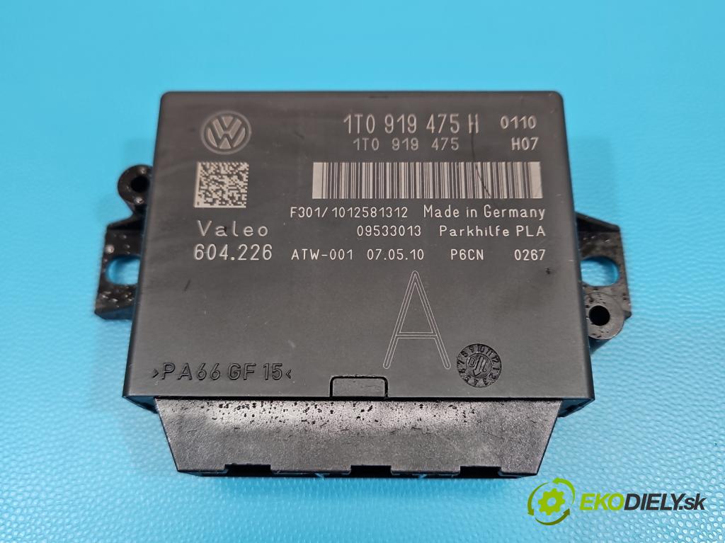 Vw Tiguan I 2007-2016 2.0d 140 HP manual 103 kW 1968 cm3 5- riadiaca jednotka parkovaní: 1T0919475H
