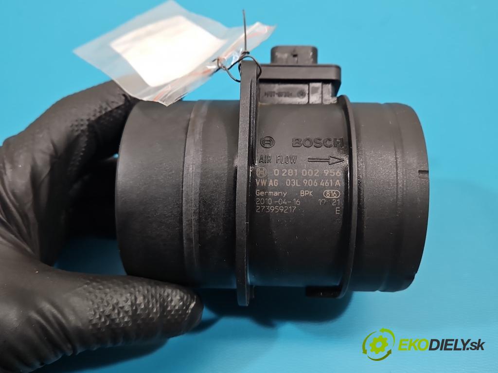 Vw Tiguan I 2007-2016 2.0d 140 HP manual 103 kW 1968 cm3 5- průtokoměr: 0281002956 (Váha vzduchu)