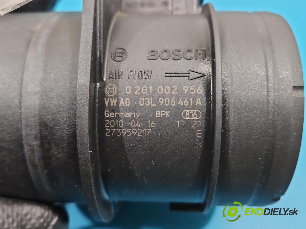 Vw Tiguan I 2007-2016 2.0d 140 HP manual 103 kW 1968 cm3 5- průtokoměr: 0281002956 (Váha vzduchu)