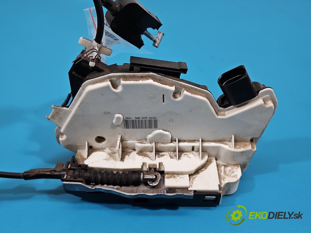 Vw Tiguan I 2007-2016 2.0d 140 HP manual 103 kW 1968 cm3 5- zámok zadné ľavý 5N0839015D