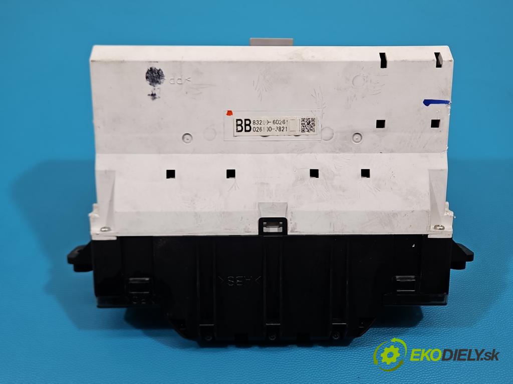 Toyota Land Cruiser J120 2002-2010 3.0 D4D 166 HP automatic 122 kW 2982 cm3 5- Zobrazit: 83290-60261 (Prístrojová doska)