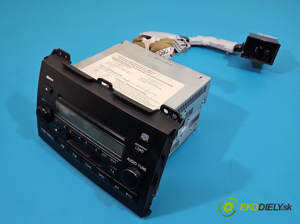 Toyota Land Cruiser J120 2002-2010 3.0 D4D 166 HP automatic 122 kW 2982 cm3 5- Radio originál 86120-60510