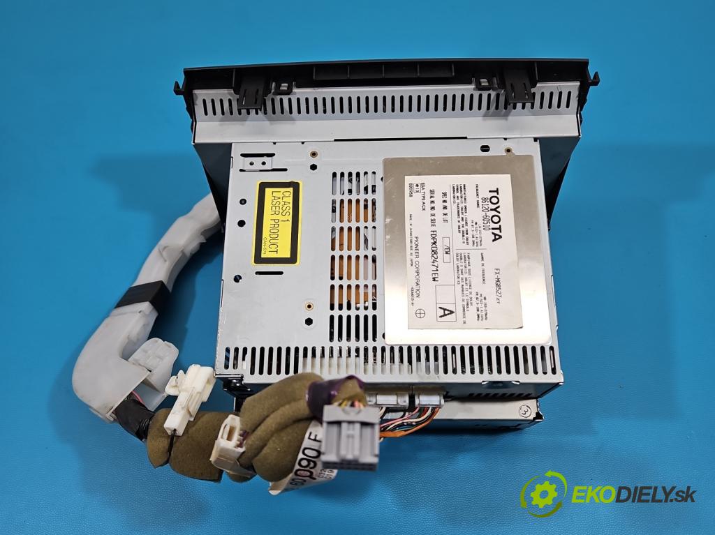 Toyota Land Cruiser J120 2002-2010 3.0 D4D 166 HP automatic 122 kW 2982 cm3 5- Radio originál 86120-60510