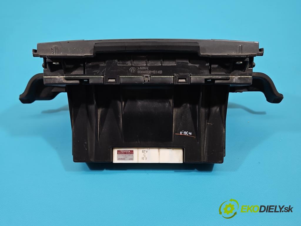 Toyota Land Cruiser J120 2002-2010 3.0 D4D 166 HP automatic 122 kW 2982 cm3 5- panel kúrenia 88650-60612