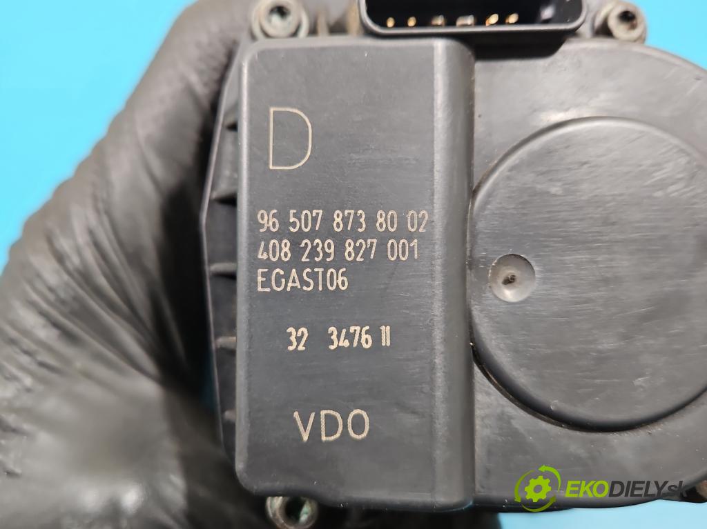 Citroen C4 Picasso I 2006-2013 1.8 16V 125 HP manual 92 kW 1749 cm3 5- klapka 9650787380 (Škrtiaca klapka)