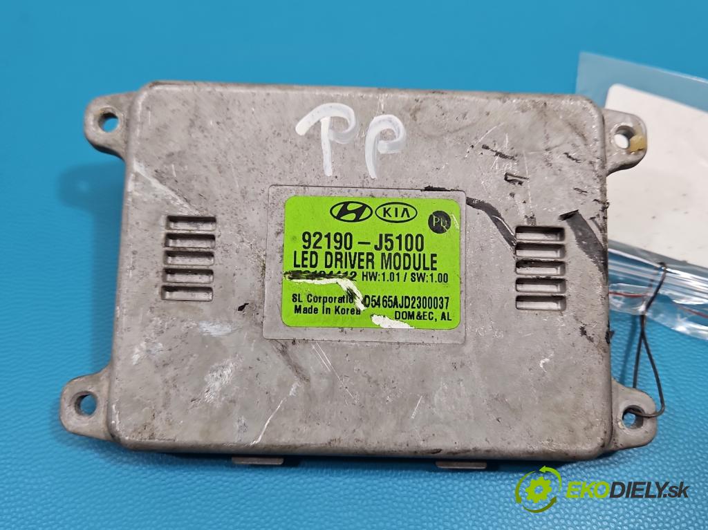 Kia Stinger 2017-2023 2.0 T-GDI: 256KM automatic 188 kW 1998 cm3 5- střídač: xenon 92190-J5100 (Riadiaca jednotka xenónu)