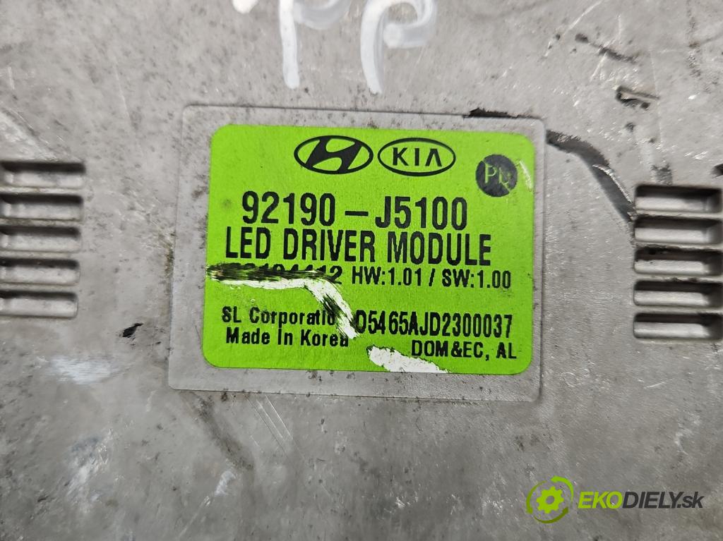 Kia Stinger 2017-2023 2.0 T-GDI: 256KM automatic 188 kW 1998 cm3 5- střídač: xenon 92190-J5100 (Riadiaca jednotka xenónu)