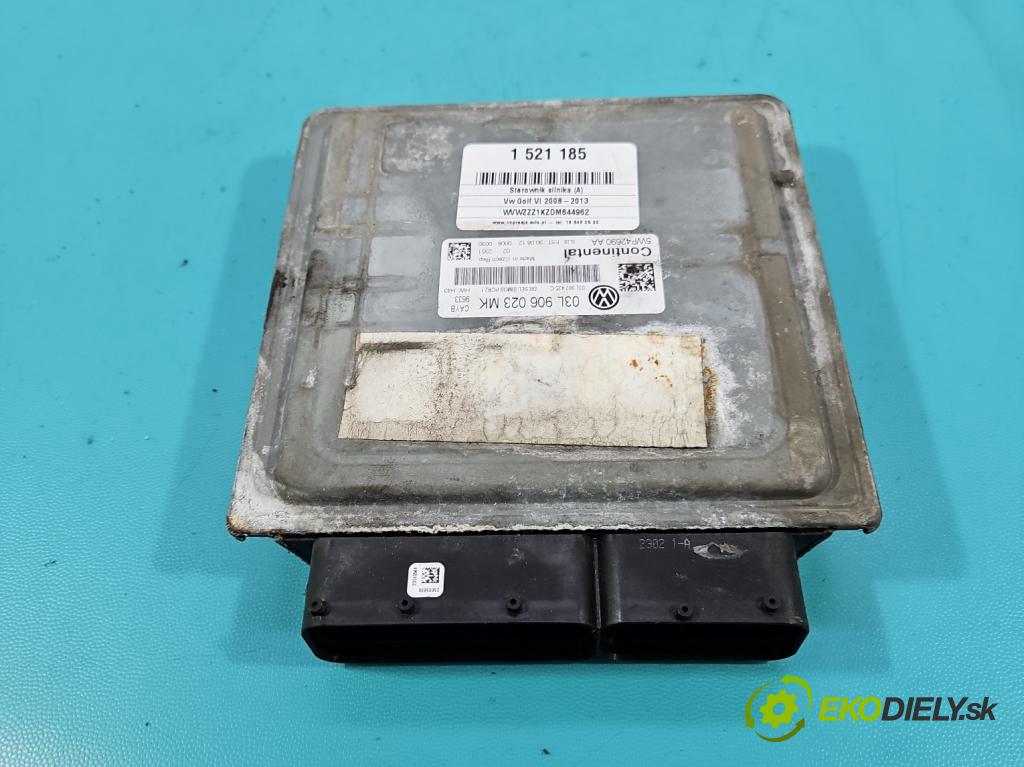 Vw Golf VI 2008-2013 1.6 TDI 90 HP manual 66 kW 1598 cm3 5- riadiaca jednotka motora 03L906023MK