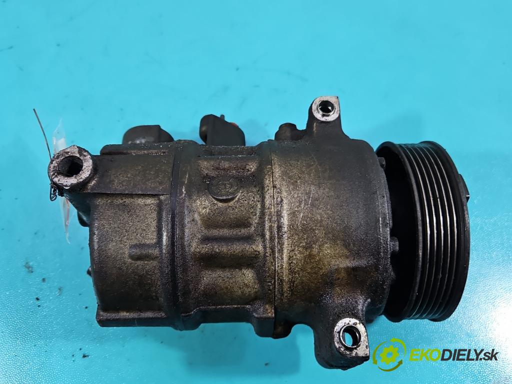 Vw Golf VI 2008-2013 1.6 TDI 90 HP manual 66 kW 1598 cm3 5- Kompresor: klimatizácie 5N0820803H (Kompresor klimatizácie)