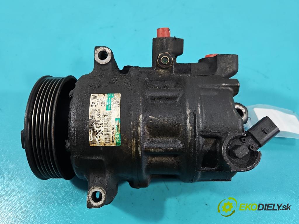 Vw Golf VI 2008-2013 1.6 TDI 90 HP manual 66 kW 1598 cm3 5- Kompresor: klimatizácie 5N0820803H (Kompresor klimatizácie)