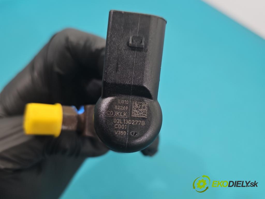 Vw Golf VI 2008-2013 1.6 TDI 90 hp manual 66 kW 1598 cm3 5- vstřikovač 03L130277B (Vstřikovač paliva)